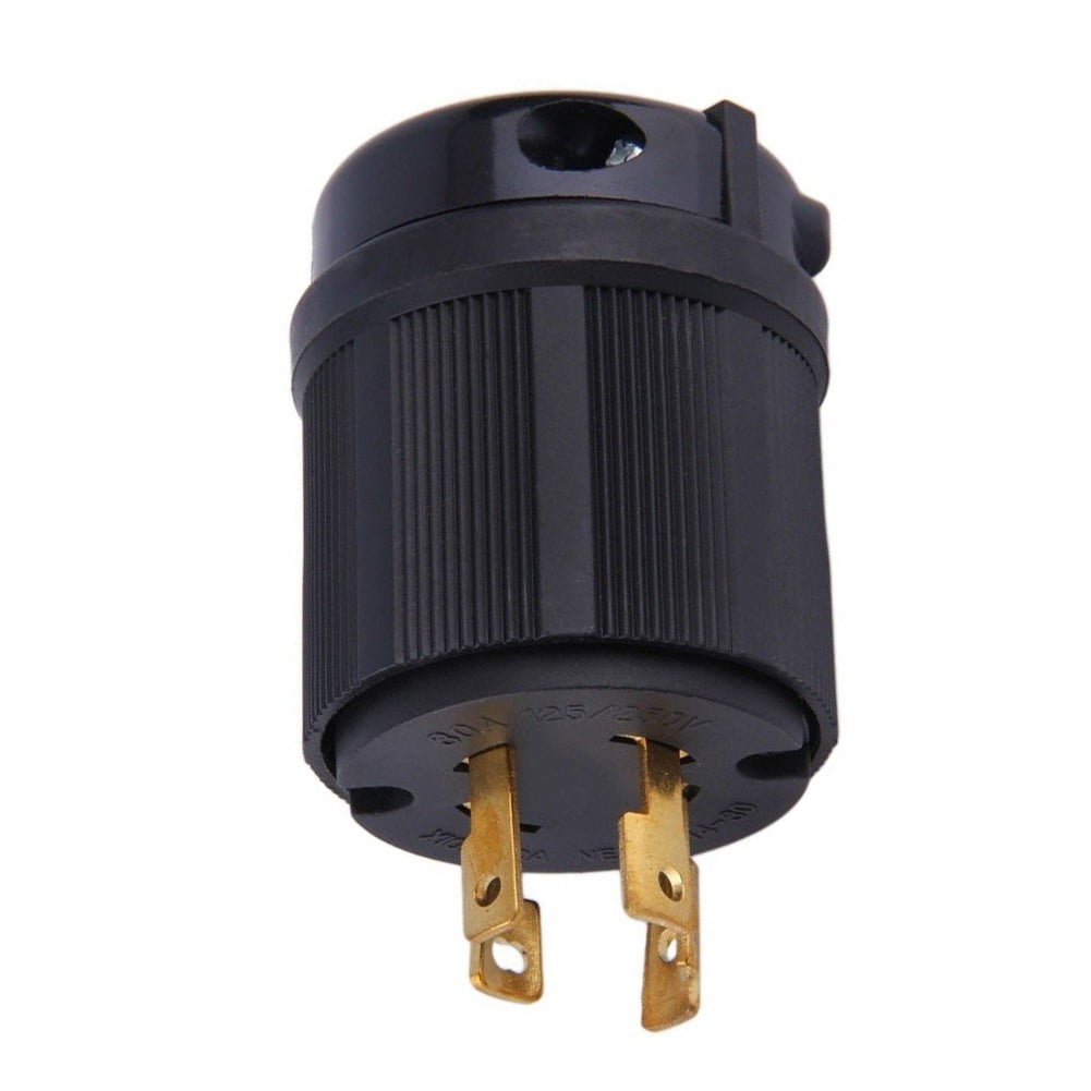 Locking Nema L14-30P Lock Plug 30A 125-250V 4 Prong For Generator Cord