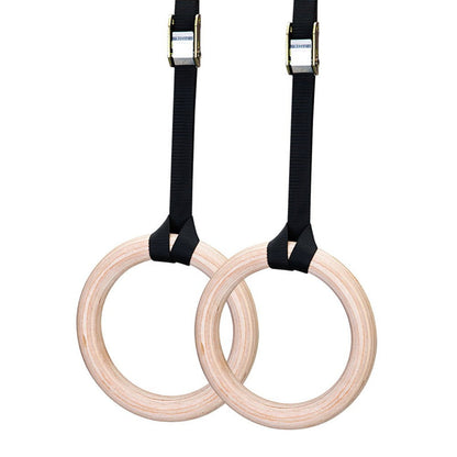 Wooden Gymnastics Rings Perfect For Strength And Conditioning Training 25Mm 19Cm 28Mm 15Cm
