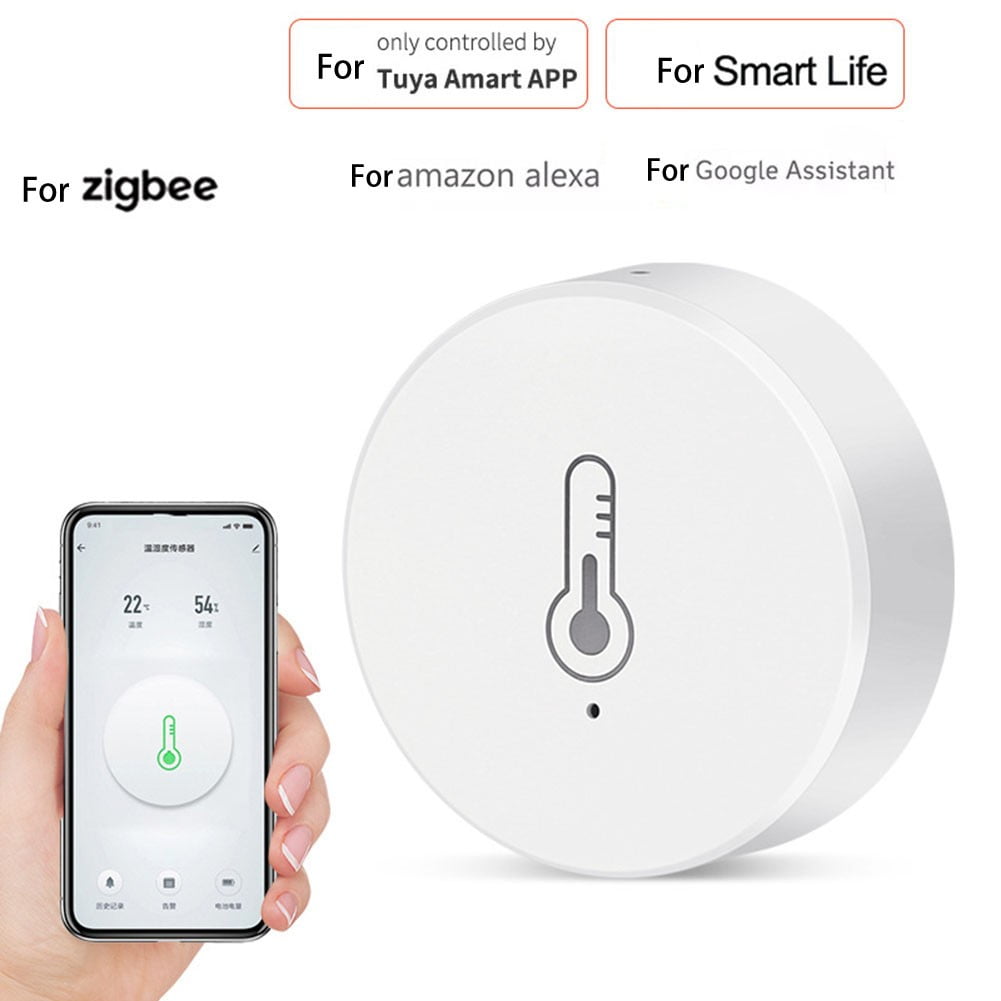 2Pcs Smart Temperature Humidity Detector Sensor For Tuya For Zigbee Thermometer