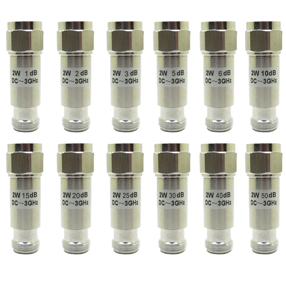 Mini Rf Coaxial Attenuator 2W 1Db-40Db N Type Male To Female Dc-3.0Ghz 50 Ohm Power Tools Accessories 20Db Smile Home 20Db