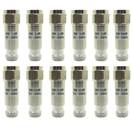 Mini Rf Coaxial Attenuator 2W 1Db-40Db N Type Male To Female Dc-3.0Ghz 50 Ohm Power Tools Accessories 20Db Smile Home 40Db