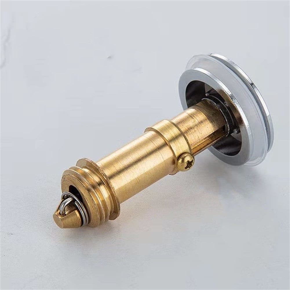 38mm Bathroom Sink Drain Stopper Plugs Bounce Push Button Click Clack Plug Wash Basin Faucet Accessory Washbasin Pipe 2024 New Smile Home