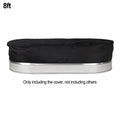 4Ft/6Ft/8Ft Bathtub Cover Pool Hot Tub Cover Oval Reservoir Ice Bath Cover Tank Cover Oxford Cloth Waterproof Tank Pool Cover 8Ft 8'
