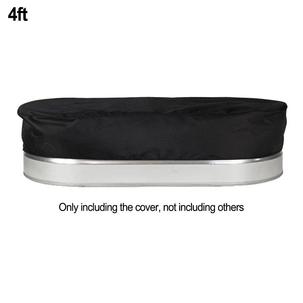4Ft/6Ft/8Ft Bathtub Cover Pool Hot Tub Cover Oval Reservoir Ice Bath Cover Tank Cover Oxford Cloth Waterproof Tank Pool Cover 8Ft 8'