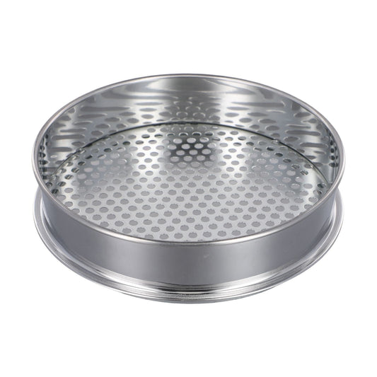 Arkzeo 6/7/12Mm Strainers Mesh Sieve Round Hole Garden Soil Sieve Filter Shakers Fruit Filter Sieve Strainer Sifter Round Hole 7mm Round Hole 6mm