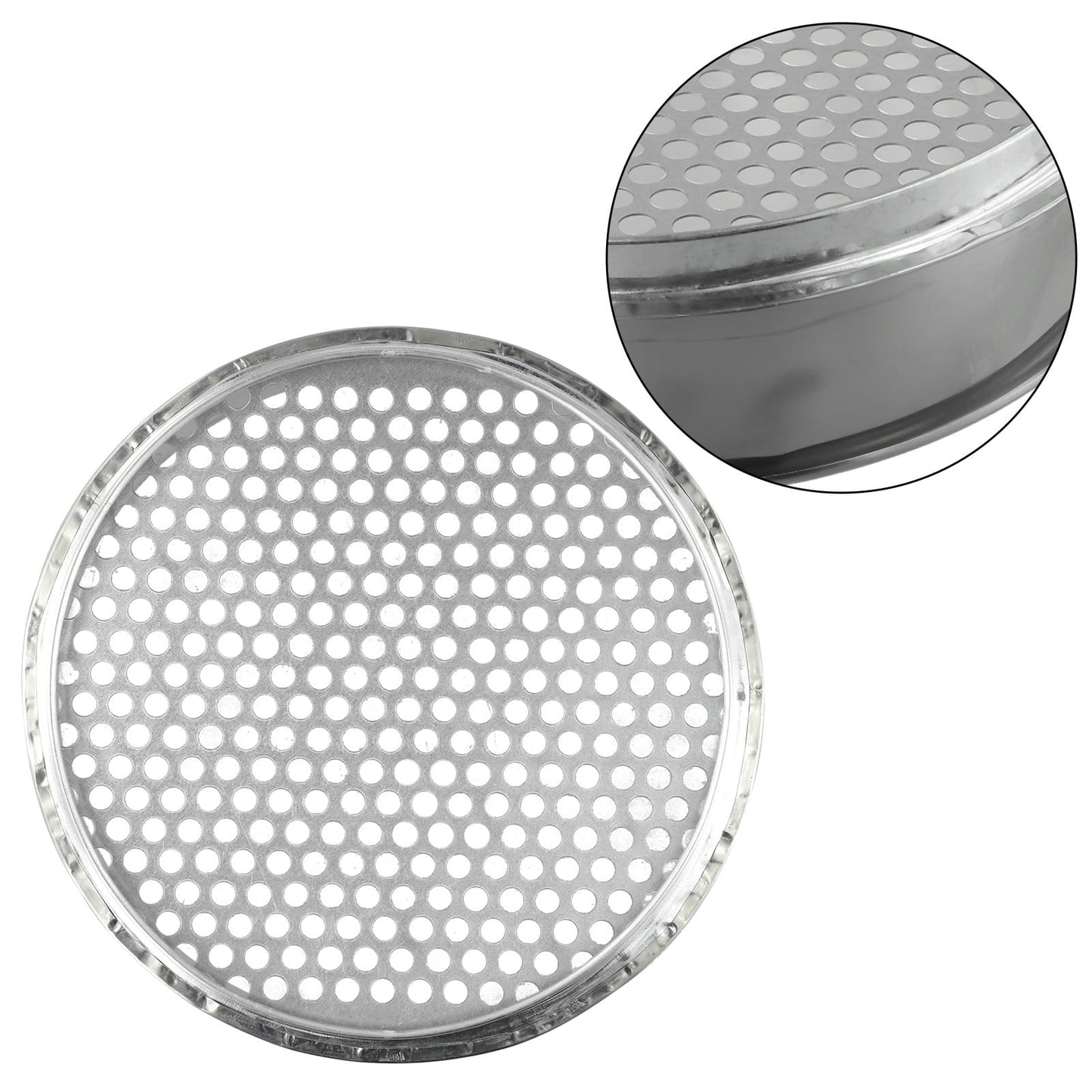 Arkzeo 6/7/12Mm Strainers Mesh Sieve Round Hole Garden Soil Sieve Filter Shakers Fruit Filter Sieve Strainer Sifter Round Hole 7mm