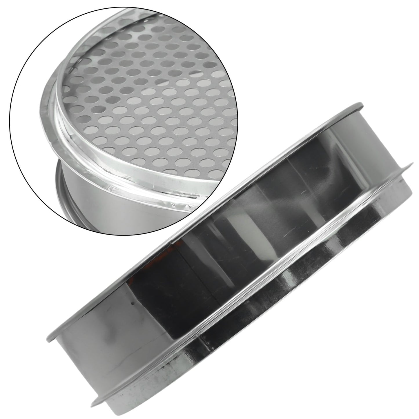 Arkzeo 6/7/12Mm Strainers Mesh Sieve Round Hole Garden Soil Sieve Filter Shakers Fruit Filter Sieve Strainer Sifter Round Hole 7mm
