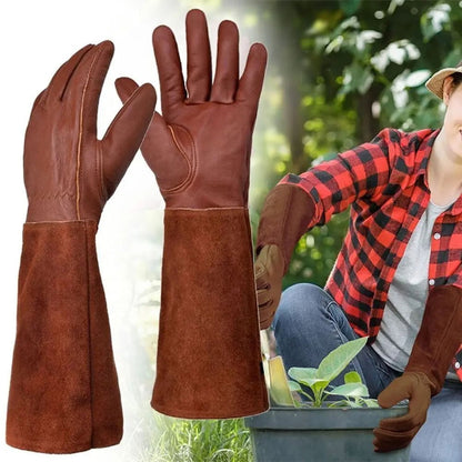 Rose Pruning Thorn-Proof Gardening Gloves with Forearm Protection for Men and Wo XL