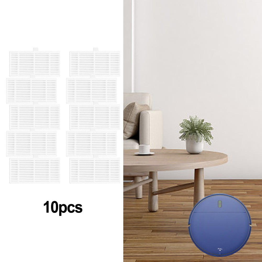 10 Pcs Filter For MAMNV BR150/BR151 For ZCWA BR150/BR151 2-in-1 Robot Vacuum Cleaner Replacement Robot Sweeper Spare Part 10PCS