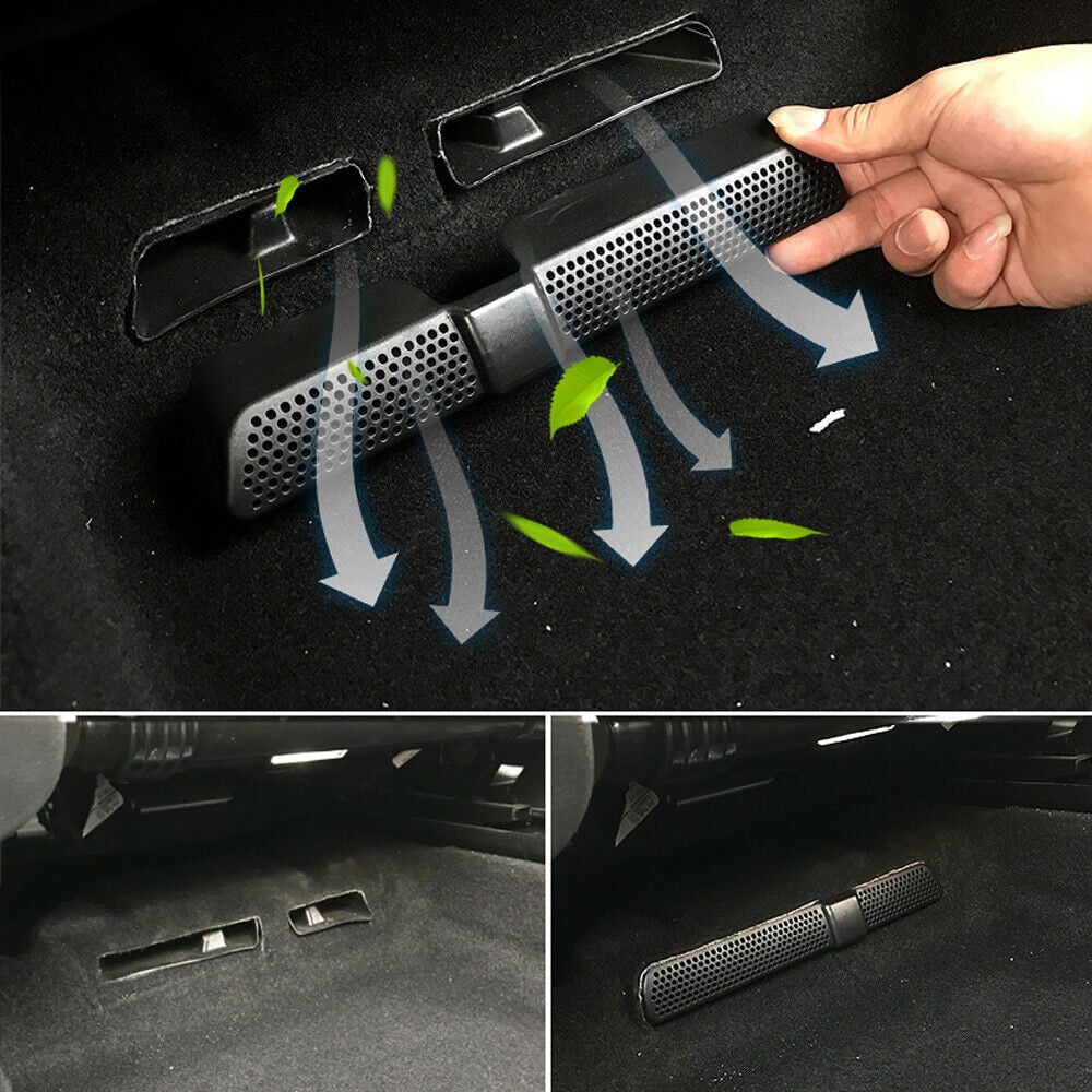 2Pcs Air Condition Cover Grille For Ateca Interior Car Rear Air Outlet Vent