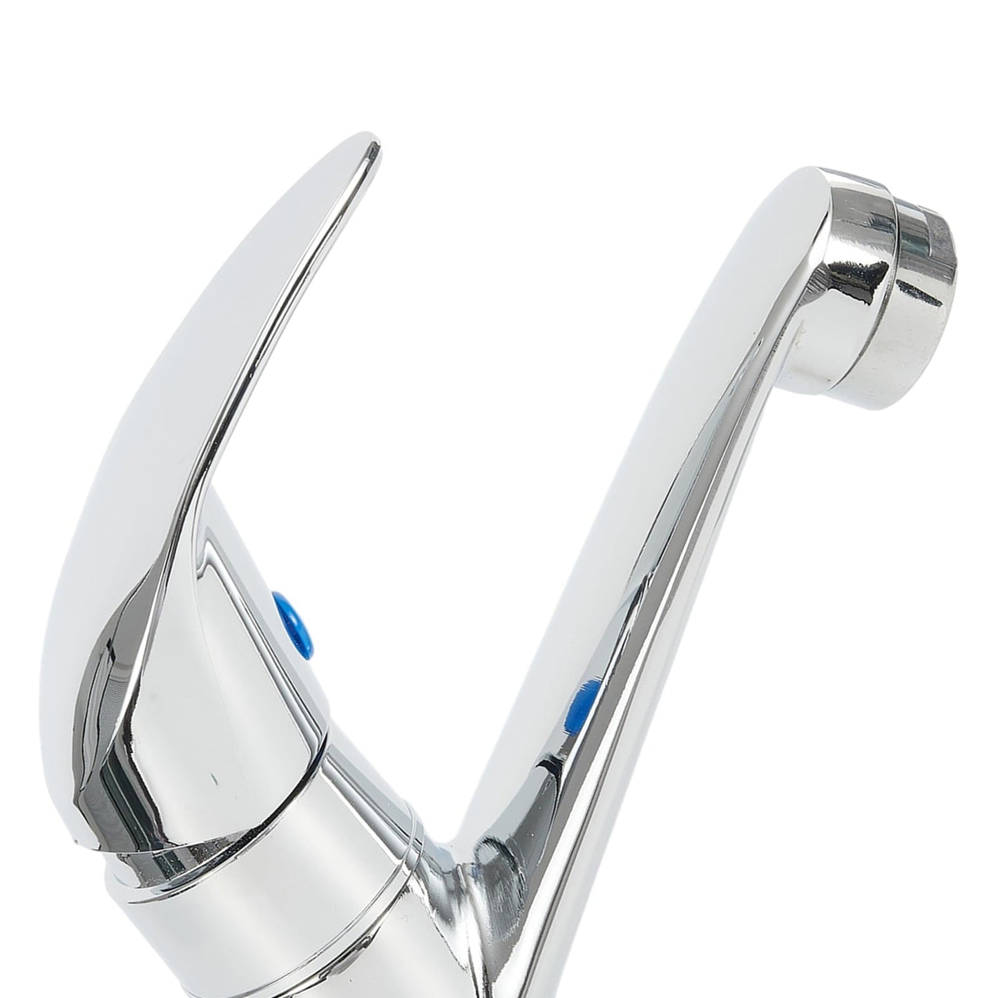 Arkzeo Chrome Basin Faucet Cold Sink Water Basin Tap Single Handle Faucet Tap Deck Mounted for Bathroom Kitchen Replacement