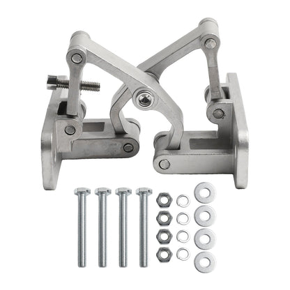 Heavy Duty Stainless Steel Stone Door Hinge Open Invisible Fire Hydrant S( 70Kg) Smile Home M（150Kg）