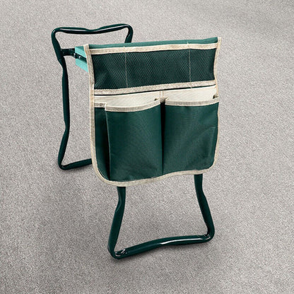 Highly Green Folding Garden Kneeler Chair Bench Stool Tool Pouch L Smile Home L