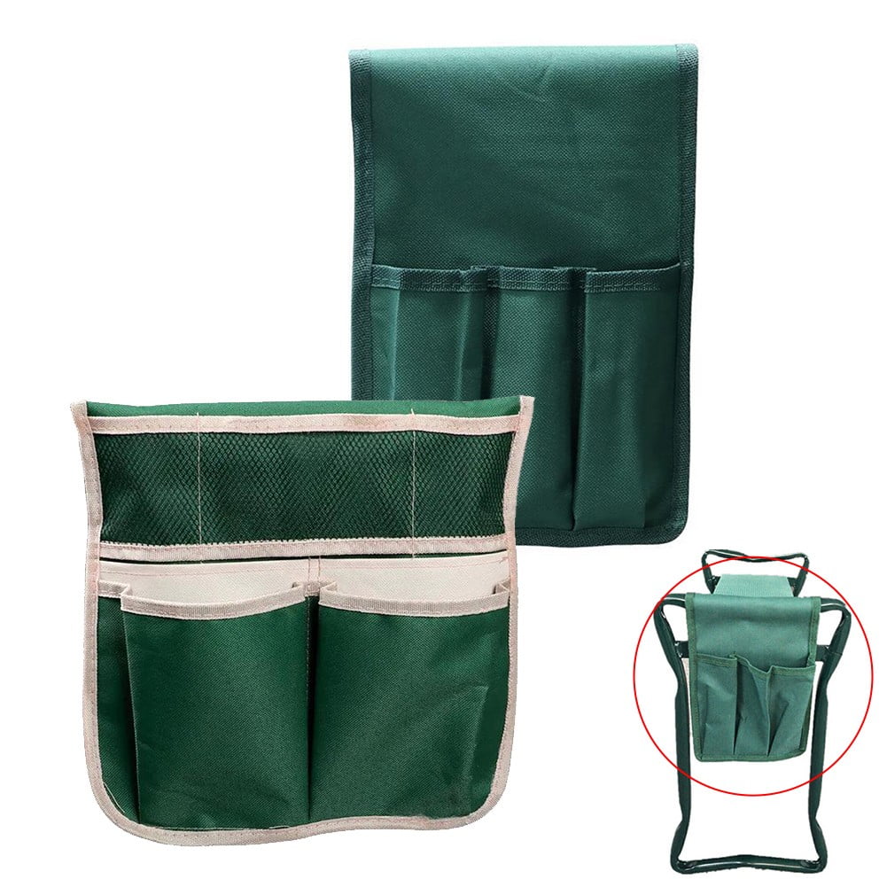 Highly Green Folding Garden Kneeler Chair Bench Stool Tool Pouch L Smile Home L