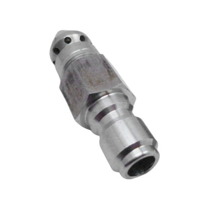 Pressure Washer Drain Sewer Cleaning Jetter Nozzle 3/8"9 Jets Male/Quick Connect 3/8 Quick Plug Smile Home