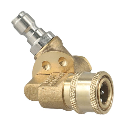 Pressure Washer Nozzle For 360 Degree Pivoting Coupler Cleaning Connector Smile Home
