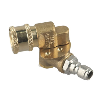 Pressure Washer Nozzle For 360 Degree Pivoting Coupler Cleaning Connector Smile Home