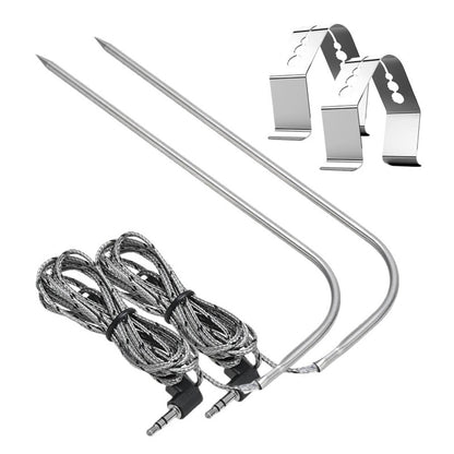 For Traeger Grills wood pellet oven meat probe PT1000 2-pack Smile Home