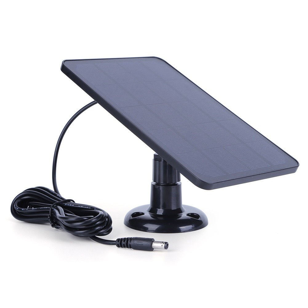 Solar Panel for Blink Camera: 4W Outdoor Solar Charger with 9.84ft Cable! C Black Smile Home Dc Black