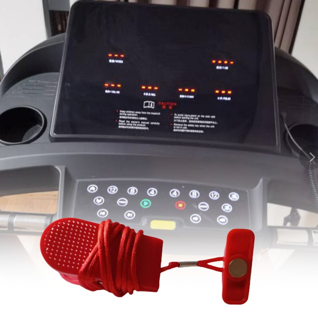Universals Magnetic Treadmill Safety Clip Running Machine Safety Key Lock for Homes Gym and Living Rooms Style A