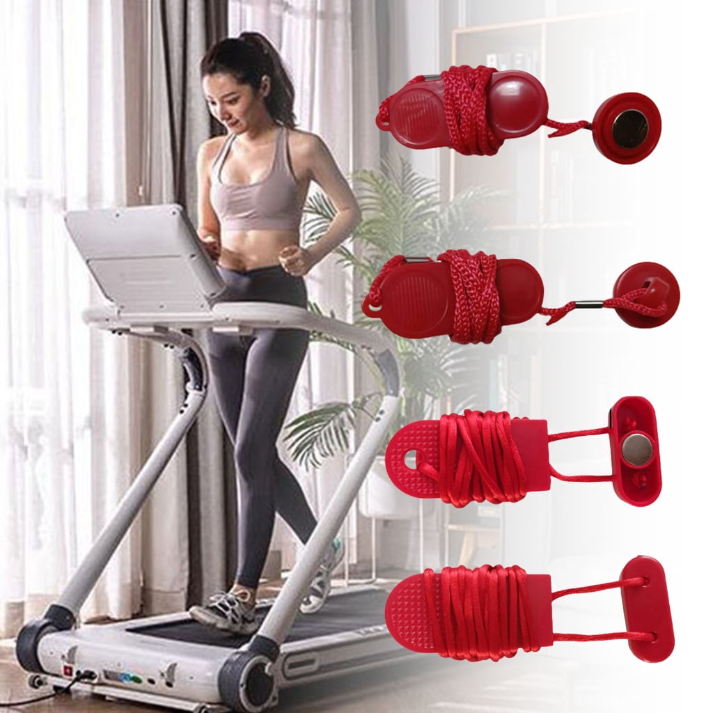Universals Magnetic Treadmill Safety Clip Running Machine Safety Key Lock for Homes Gym and Living Rooms Style A