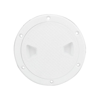 4" 6" 8" White Round Abs Marine Boat Inspection Hatch With Detachable Cover Non Slip Deck Access Panel For Yacht And Watercraft 4 Inch 8"
