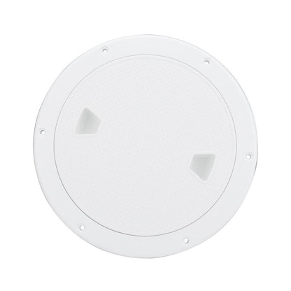 4" 6" 8" White Round Abs Marine Boat Inspection Hatch With Detachable Cover Non Slip Deck Access Panel For Yacht And Watercraft 4 Inch 8"