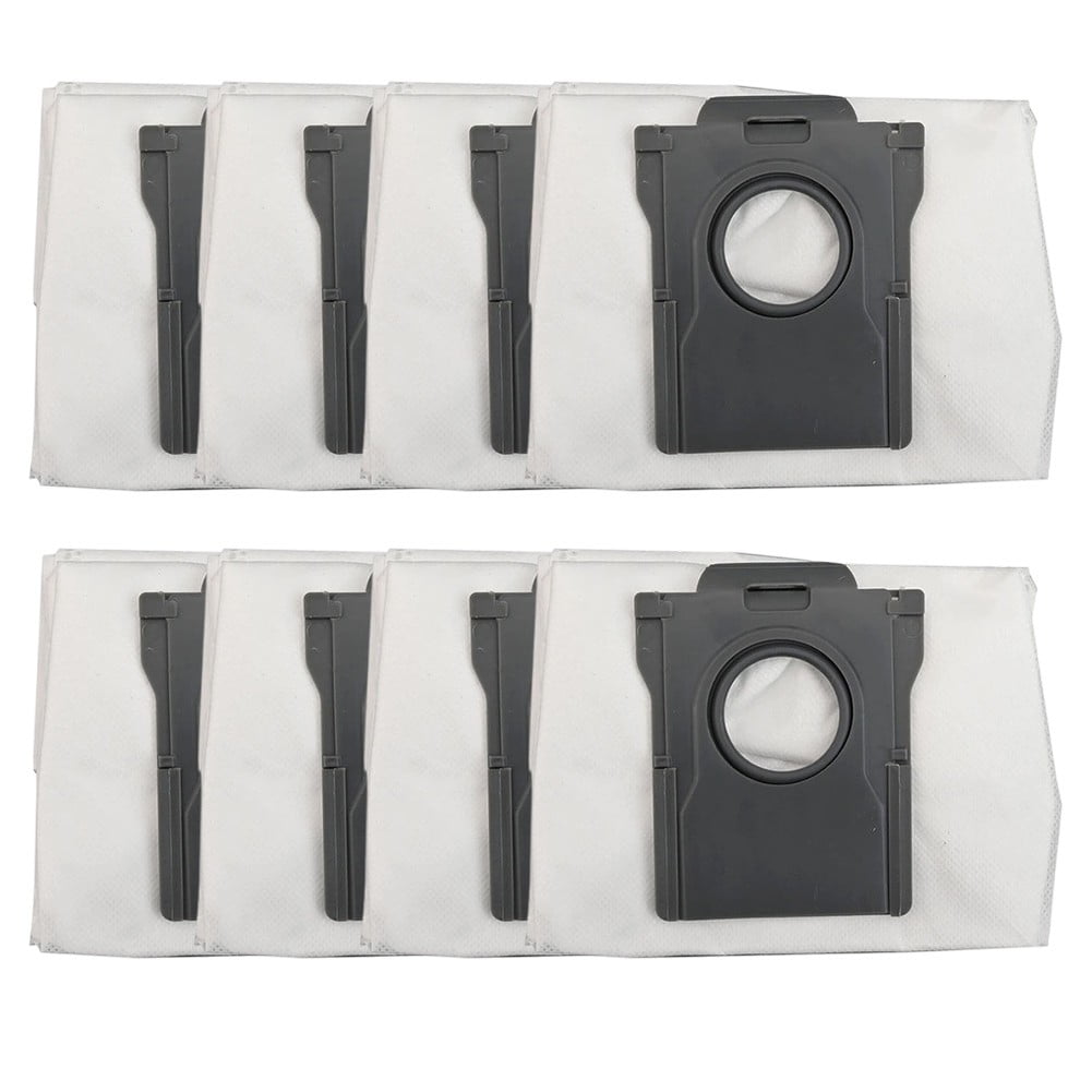 Wodtesl 8Pcs Dust Bags For Dreame D10 Plus Gen 2 L10s Plus Robot Vacuum Cleaner Accessories Sweeper Parts For Home Cleaning Supplies