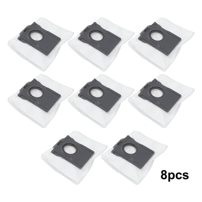 Wodtesl 8Pcs Dust Bags For Dreame D10 Plus Gen 2 L10s Plus Robot Vacuum Cleaner Accessories Sweeper Parts For Home Cleaning Supplies