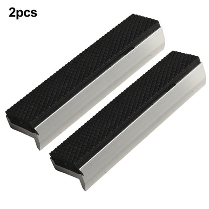 2pc 3/4/5/6/8inch Vise Jaws With Strong Magnetic Universal Soft Vice Jaws Pads Covers Multi-Purpose Protector For Metal Vice 5inch