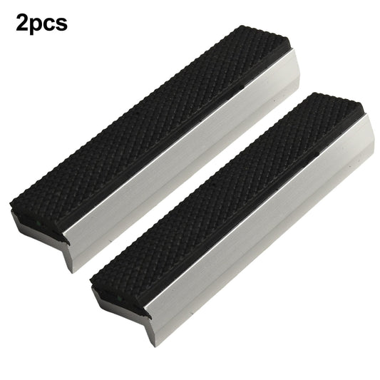 2pc 3/4/5/6/8inch Vise Jaws With Strong Magnetic Universal Soft Vice Jaws Pads Covers Multi-Purpose Protector For Metal Vice 5inch