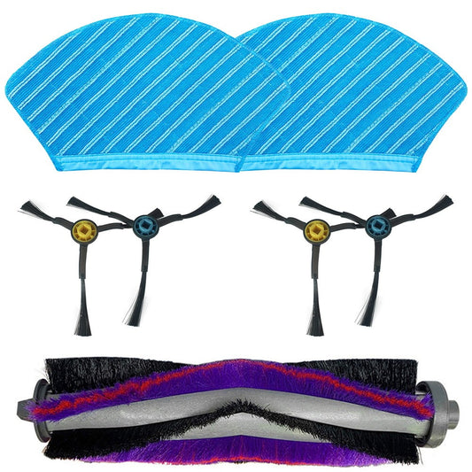 Main Side Brush Mop Cloth Replacement For Fakir Robert R-S 770 Robot Vacuum Cleaner Spare Parts Cleaning Tool Sweeper Tool As Shown