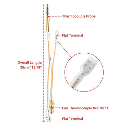 Outdoor Patio Heater Thermal Coupler for Propane powered Outdoor Indoor Heating 3pcs