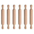Mini Wooden Rolling Pins Set - Perfect for Kids Baking & Crafting Fun! 6pcs