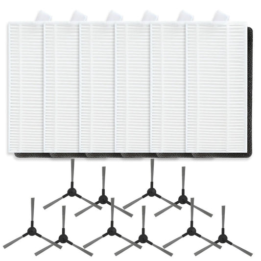 For Liectroux L200 Vacuum Cleaner Replacement Parts Kit Side Brush Hepa Filter Accessories Set For Robot Vacuum Maintenance B