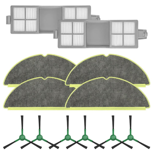 Side Brush Mop Pads Filter Kit for Roomba 205 For DustCompactor Vacuum