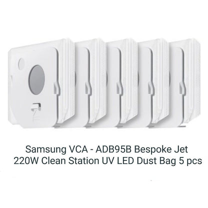 For SamSung For BESPOKE Jet VCA-ADB95B 220W Clean Station Dust Bag 5pcs Cleaning Robot Accessories Rotating Mop