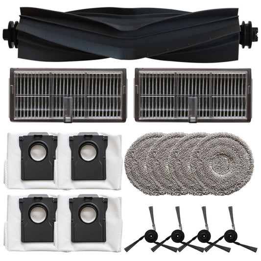 For MOVA P10 Pro For Ultra Robot Vacuum Cleaner Spare Parts Main Side Brush Hepa Filter Mop Cloth Dust Bag Accessories A