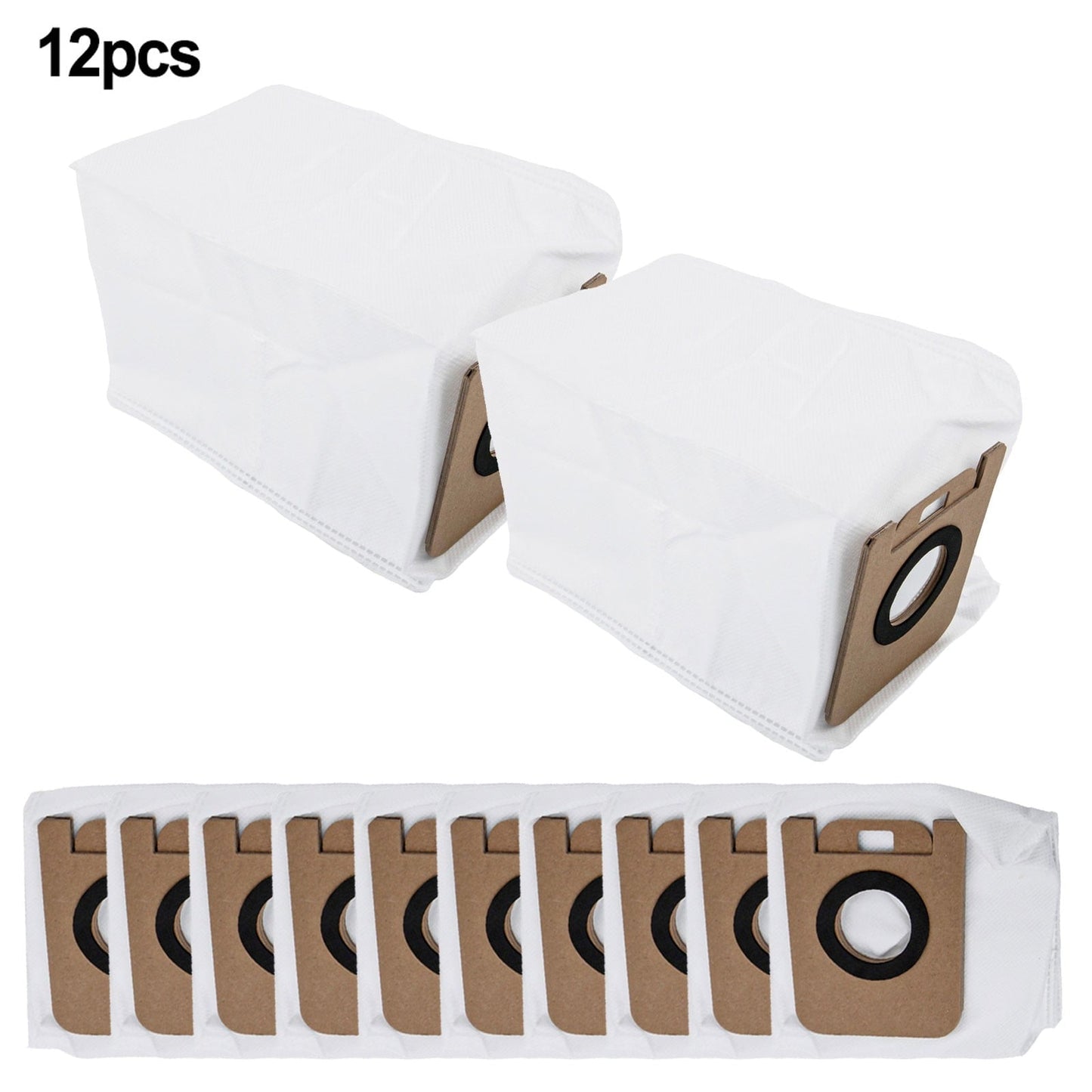 12pcs Dust Bag For Dreame D10 Plus Gen 2 For L10s Plus For D10 Plus For D10s Plus For L10 Plus Robot Vacuum Cleaner Parts.