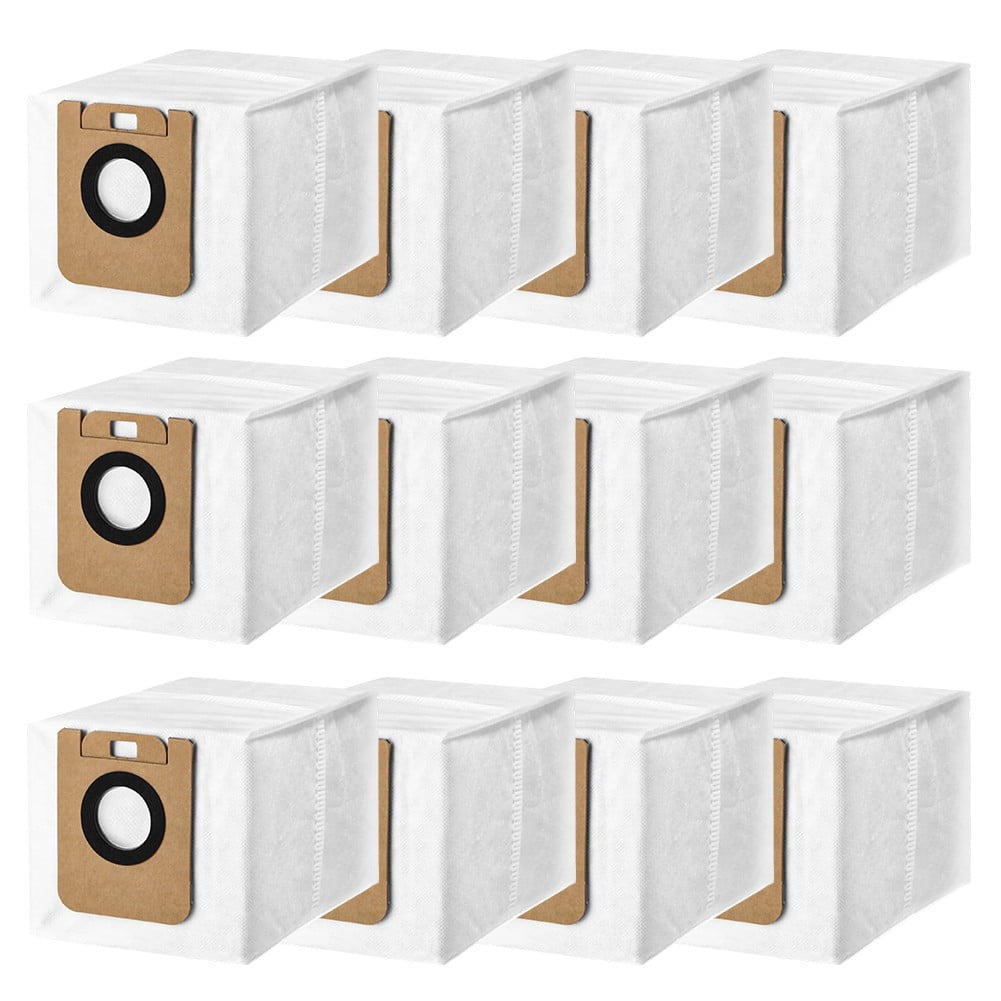 12pcs Dust Bag For Dreame D10 Plus Gen 2 For L10s Plus For D10 Plus For D10s Plus For L10 Plus Robot Vacuum Cleaner Parts.