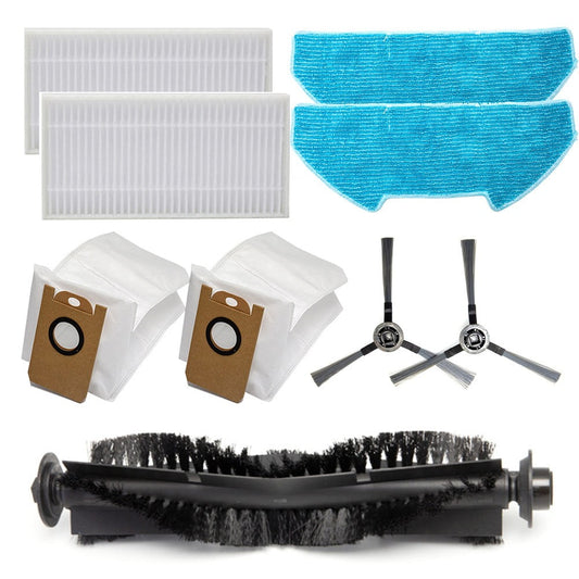 Replacement Filter Mop Cloth Dust Bag Side Brush Kit For Redkey R10 Robot Vacuum Cleaners Rotating Mop Accesories.