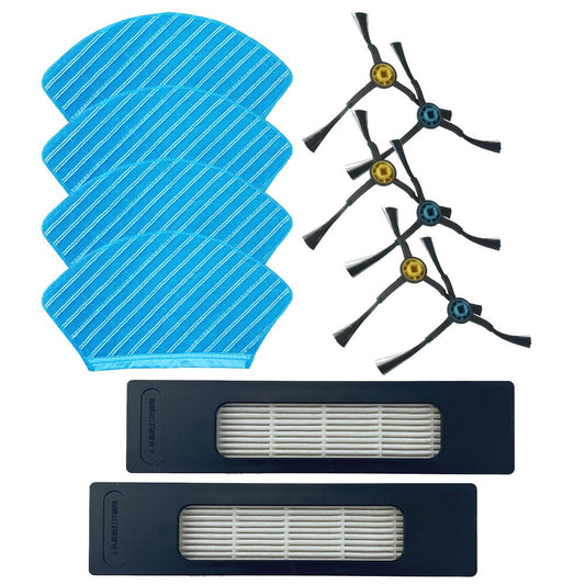 Main Brush Filters Side Brush Mop Cloth Kit For Fakir Robert R-S 770 Replacement Home Appliance Robot Sweeper Spare Part.