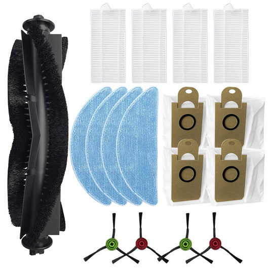 Main Side Brush Filter Mop Cloth Dust Bag Kit for Lydsto R5/R5D Accessory Set
