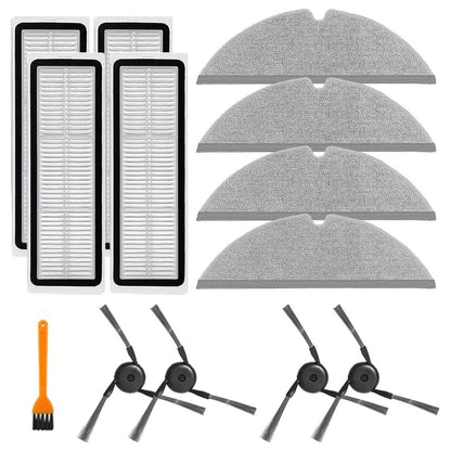 For DREAME D20 Plus Vacuum Side Brush Filter Mop Cloth Kit with Cleaning Brush
