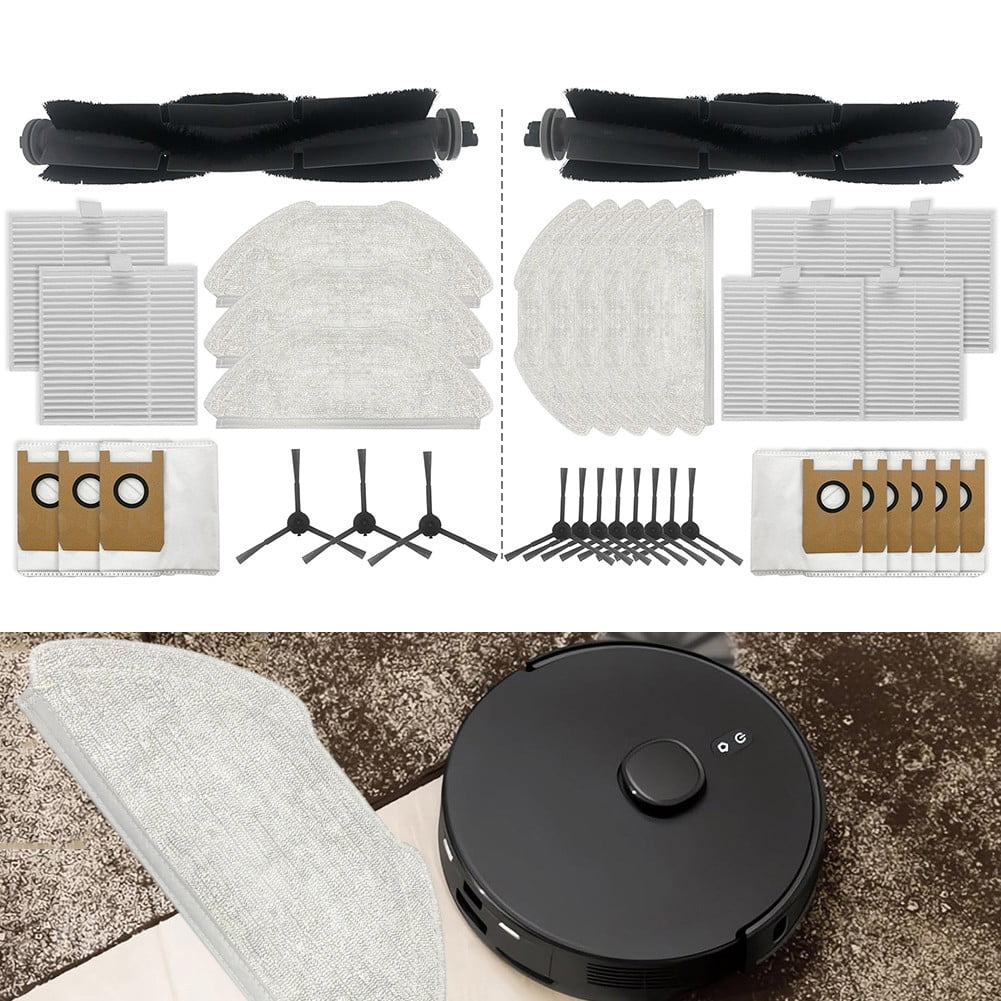 Main Brush Filters Mop Cloths Dust Bags For AIRROBO T20 T20+ Vacuum Cleaner B