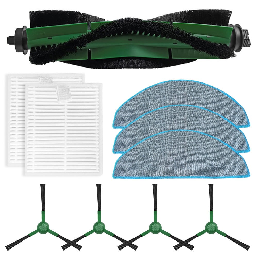 Sweeping Solution Kit for Roomba For Essential Robot Vacuum Featuring Main Brush Alongside Filters and Mop Cloths A