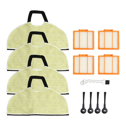For Shark RV2610WA RV2620WA RV2410WD AV2610WA AI Ultra 2-in-1 Robot Vacuum Cleaner Filter Rag Side Brush Kit