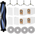 Replacement Parts for Lefant M3 Robot Vacuum Cleaner Accessories kit, 17Pcs 1 Main Brush 4 HEPA Filter 4 Mop Pad 4 Dust Bag 4 Side Brush$$Household Cleaning Products & Supplies