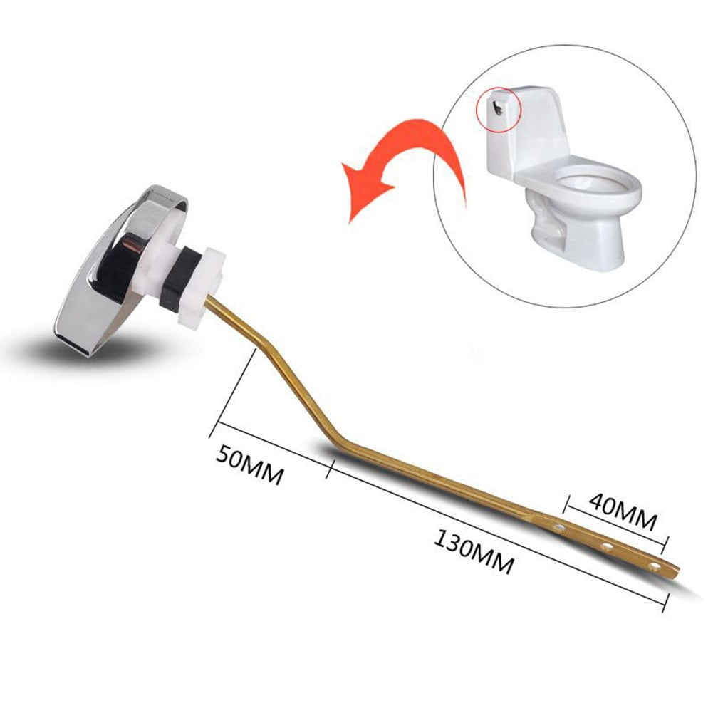 Easy Use Side Mount Toilet Flush Lever Handle Angle For Toto Kohler Toilet