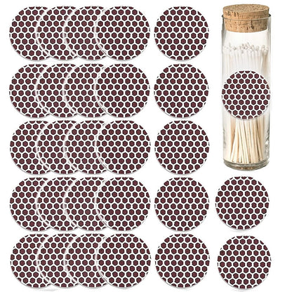 ALSLIAO Round Matches Sticker Strip Matchstick Paper Diy Striker Adhesive Accessories